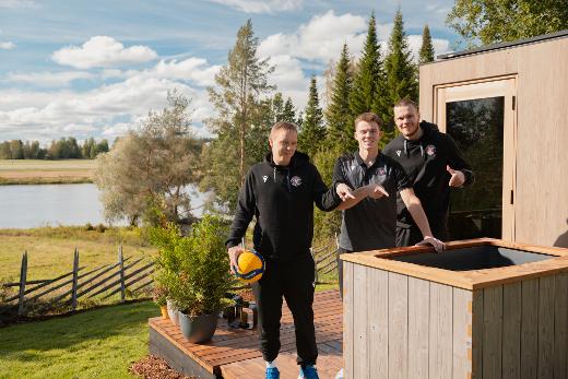 Sauna e tinozza fredda nel test giocatori di VaLePa.